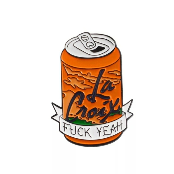 La Croix "Fuck Yeah" Can Fashion Pin ✴ - Picture 12 of 15